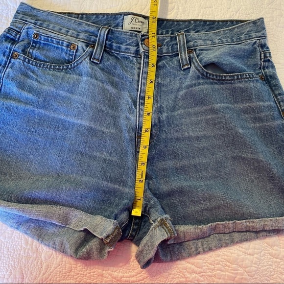 J. Crew High Rise Broken-In Boyfriend Denim Shorts - 29 - Picture 11 of 15